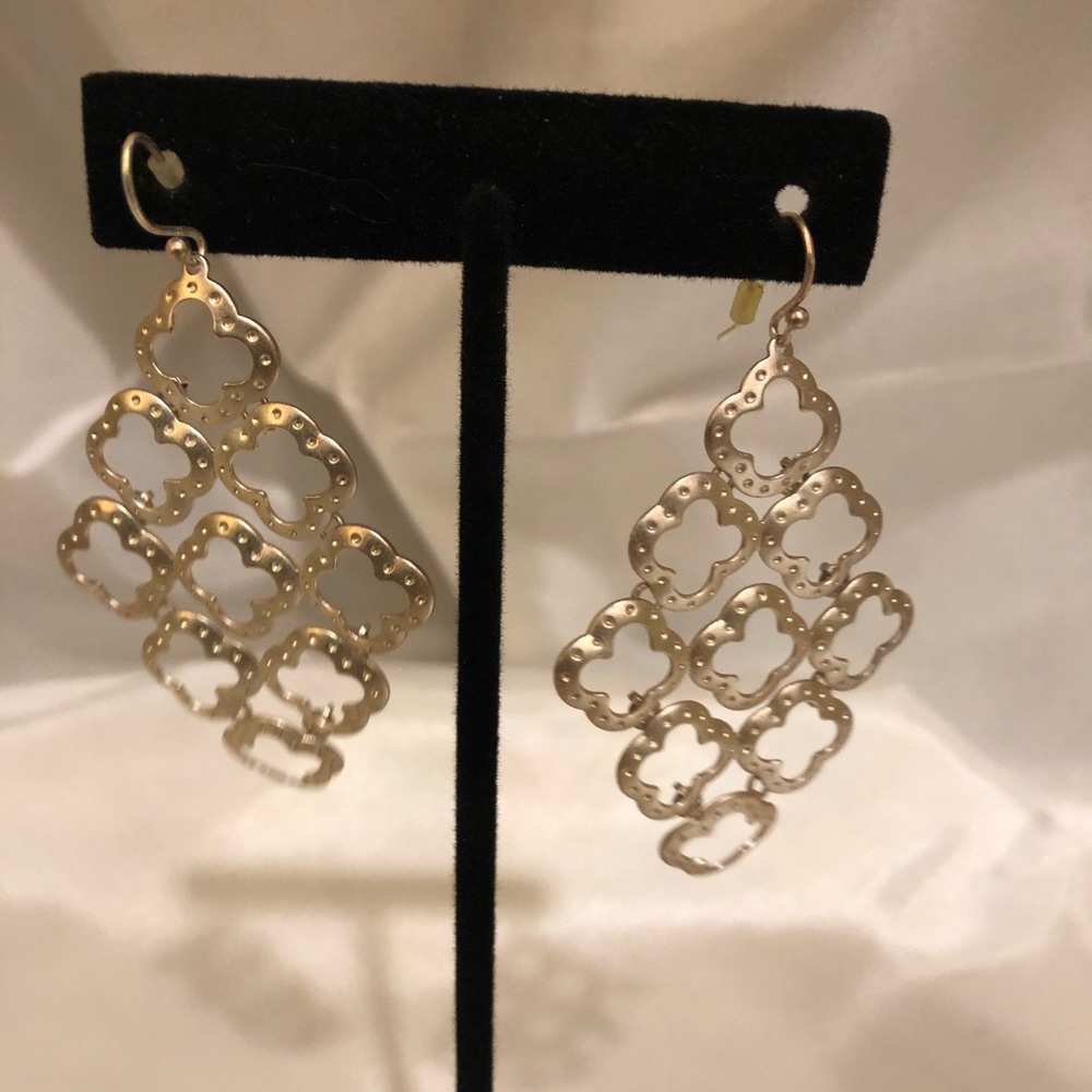 Silver earrings